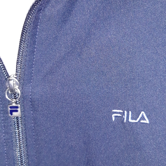 Fila Blue Jacket Sz. Medium Zip Up - Picture 8 of 8